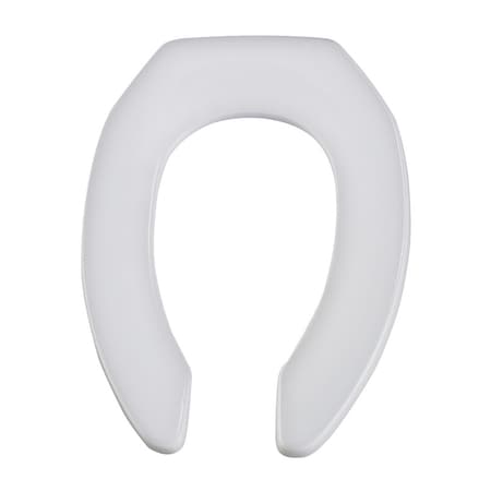 Mayfair Mayfair by Bemis Elongated White Plastic Toilet Seat 1955CT-000